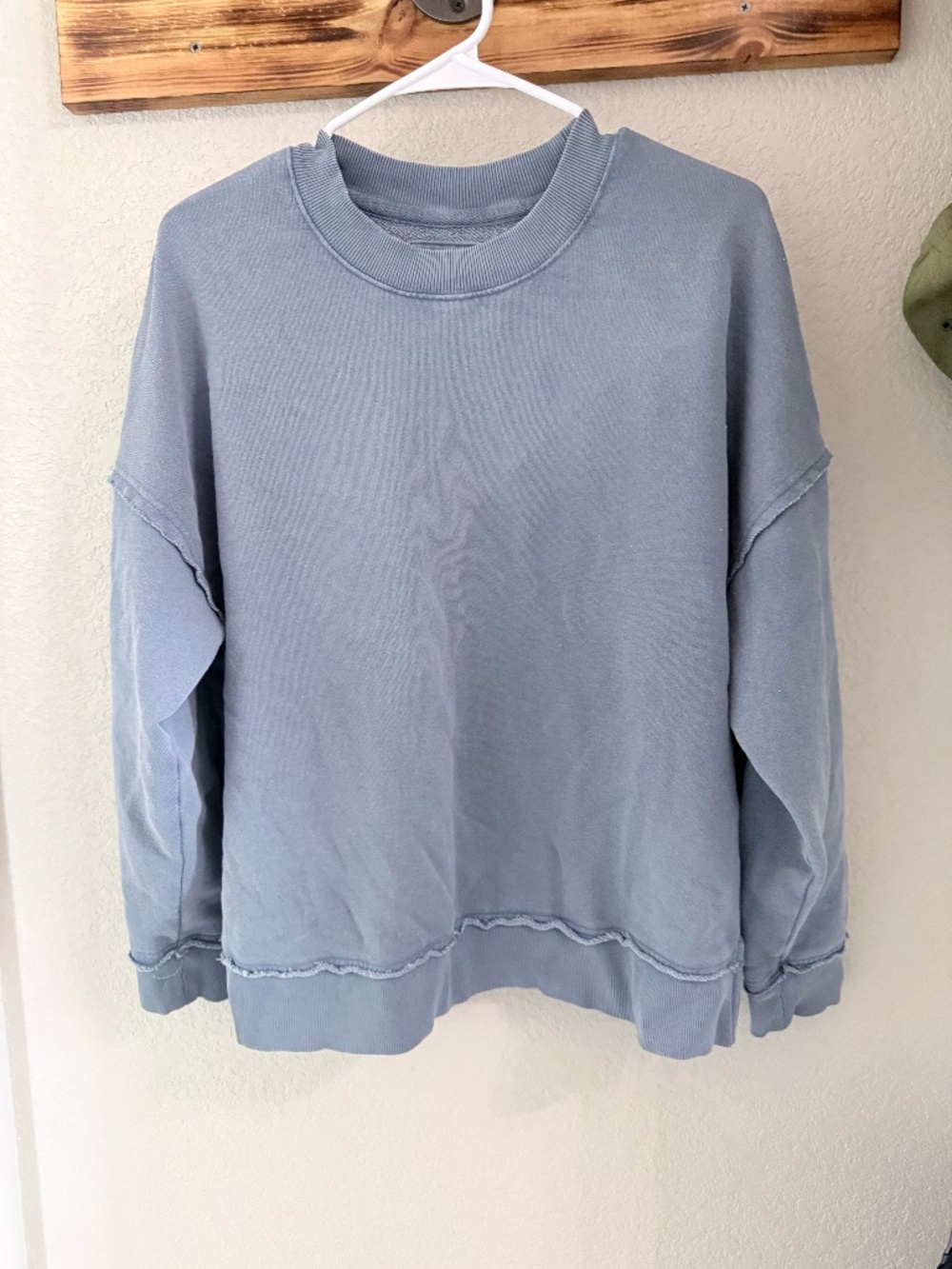 Blue Crew Neck Sweatshirt